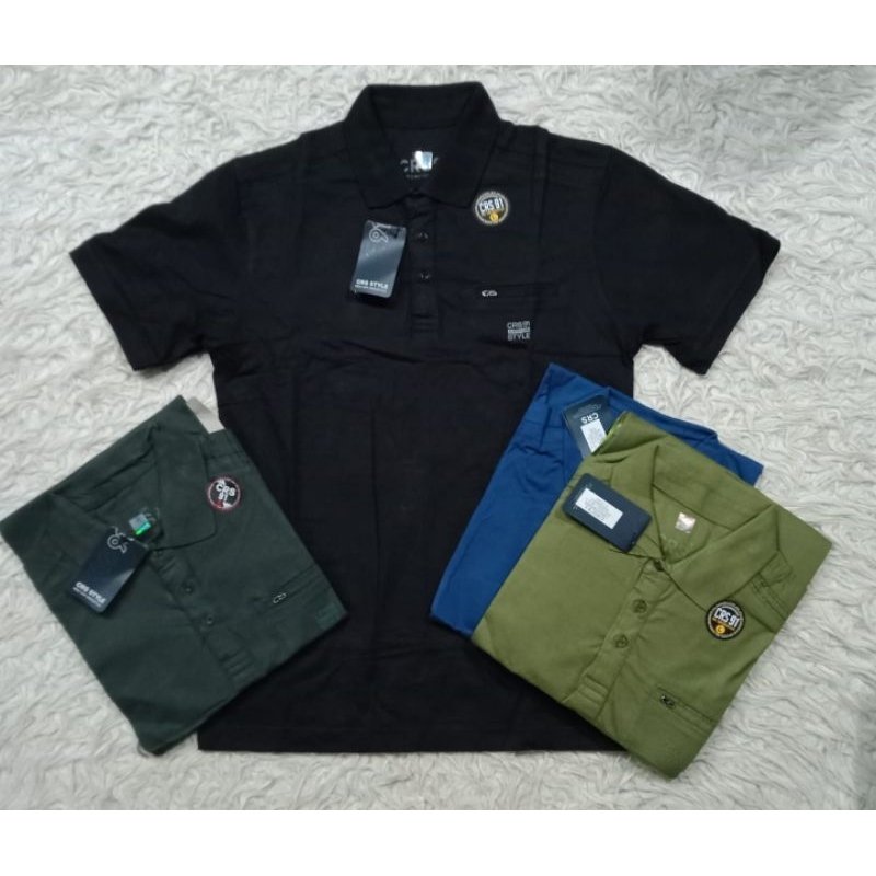 KAOS KERA CRS POLOS PRIA LENGAN PENDEK KAOS CRS 91 ORIGINAL