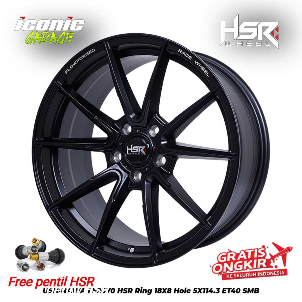 velg hsr ring18 mobil xpander,innova,hrv,crv,new civic,rush,terios, toko velg dan ban palangkaraya