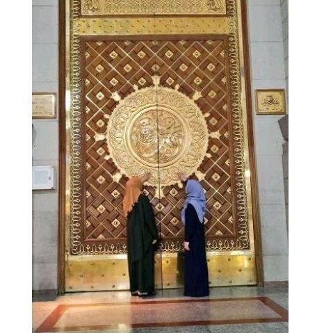 Replika Pintu Nabawi Kayu Untuk Masjid dan Musholla (/m²)