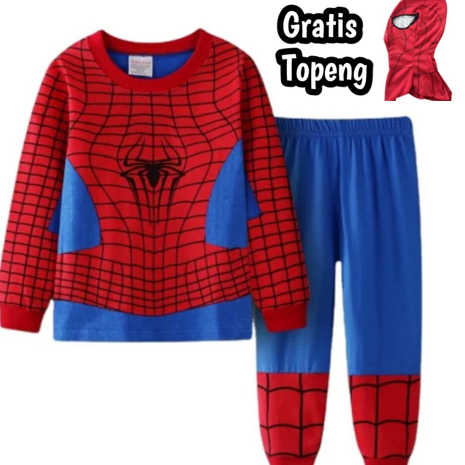 Kostum Spiderman Anak Laki Laki