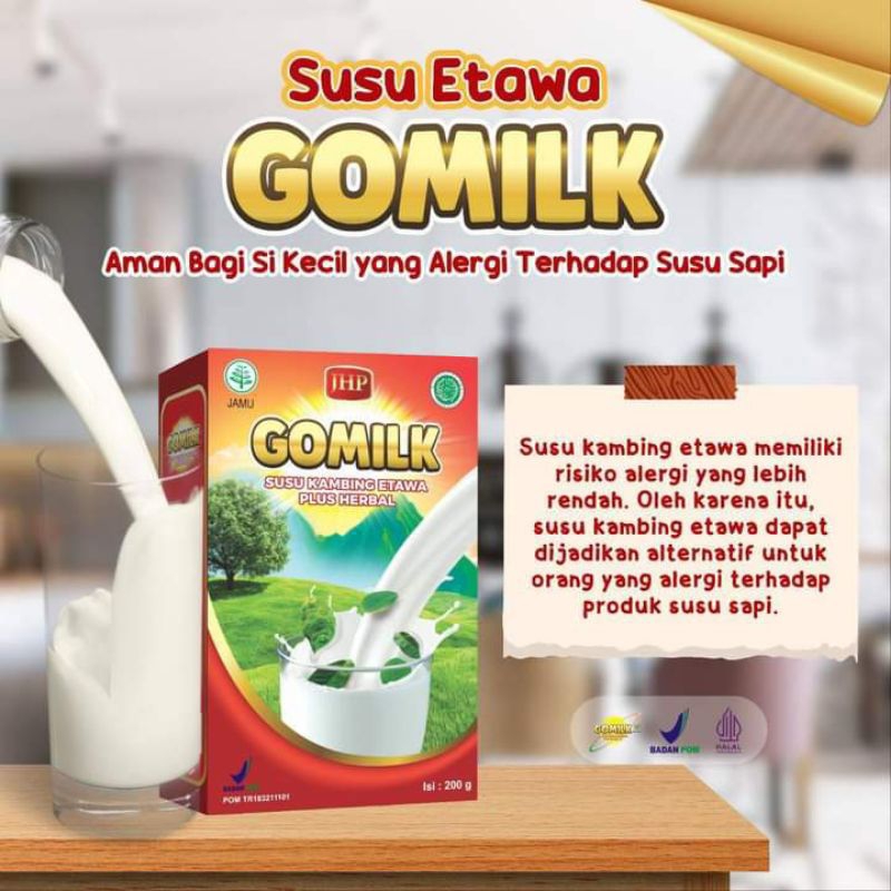 

GOMILK SUSU KAMBING ETAWA PLUS HERBAL 100% ORIGINAL