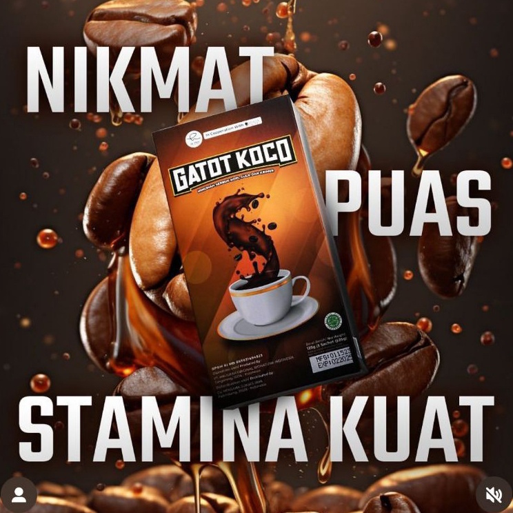 

NWTL5136 XG34448 Kopi Gatot Koco dr.ricard Lee Original 100% Bergaransi