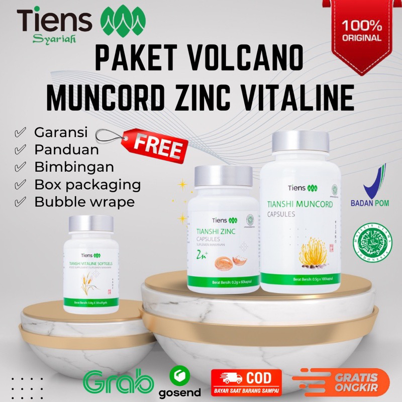 MUNCORD ZINC VITALINE TIENS PAKET VOLCANO STRONGMAN
