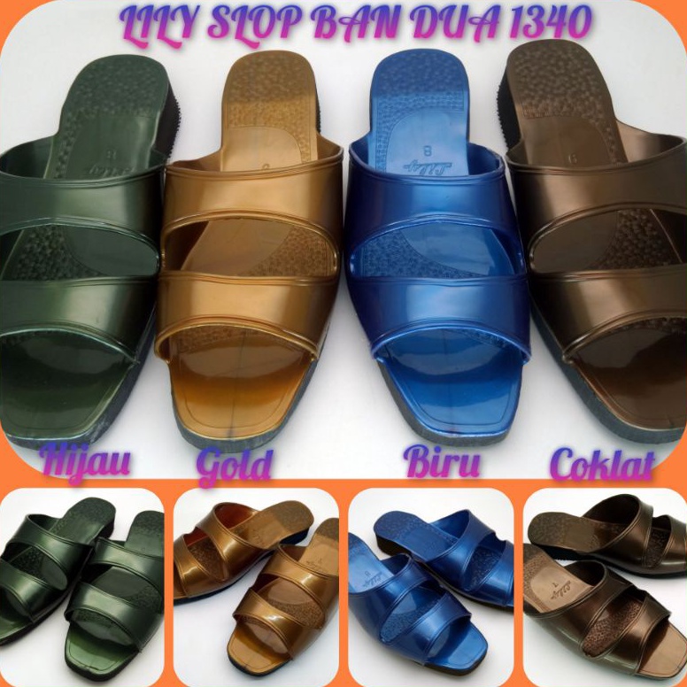 Recomended.. Sandal Lily Ban Dua/Sendal Jadul Original type 1340 Spesial Untuk Pria Atau Wanita term