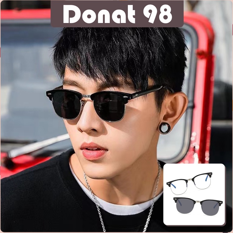 Kacamata Fashion Pria Dan Wanita Eyeglass Aksesoris kacamata hitam transparan