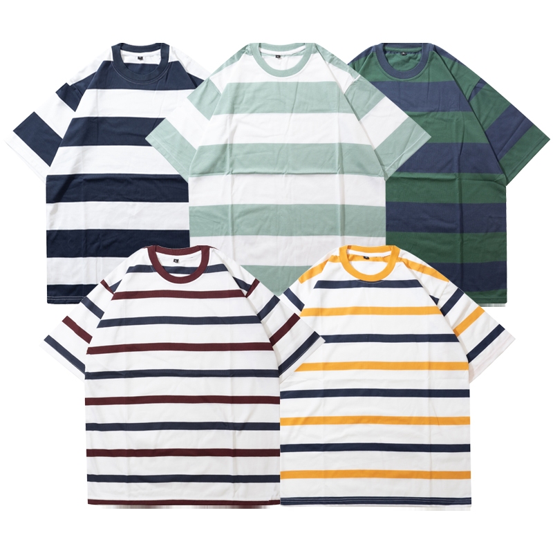 [Oversize] Kaos Salur Oversize Pria Wanita - Kaos Distro