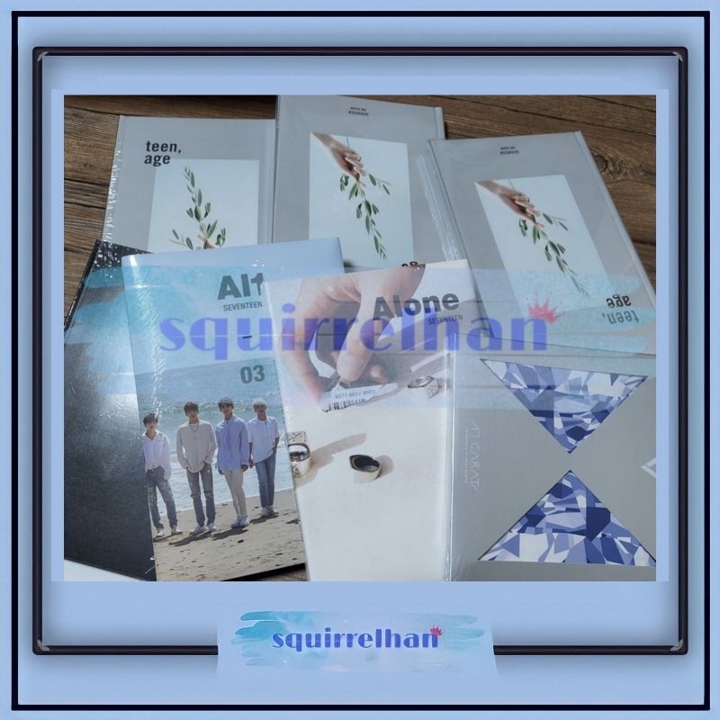 [READY STOCK] Album Seventeen - 17 Carat Teen age white sealed 2ND ALBUM `TEEN, AGE` 17carat 2023 Se