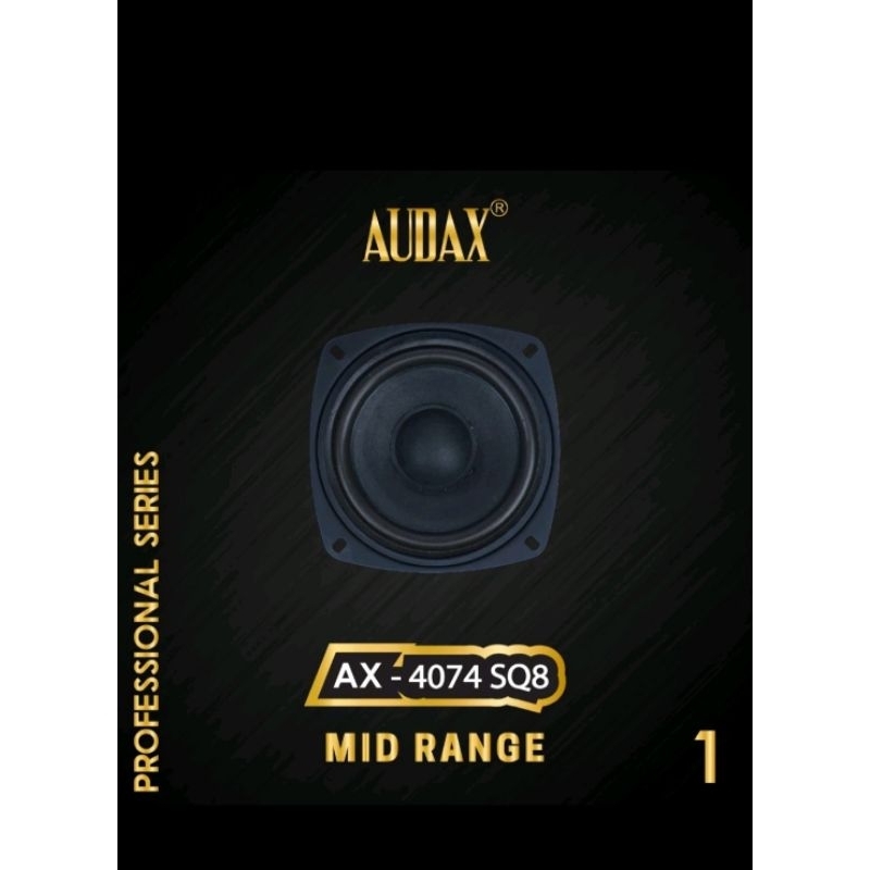 AUDAX AX 4074 SQ8 SPEAKER 4INCHI MIDRANGE SPIKER 4IN 4" MIDDLE