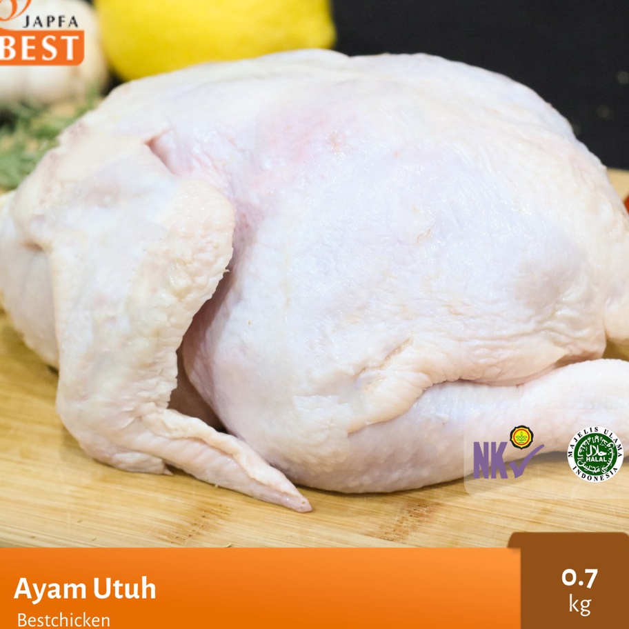 

FNTC4261 Terbaru Ayam Karkas Broiler / Ayam Potong Utuh JAPFA BEST 700 gram / 0.7 kg