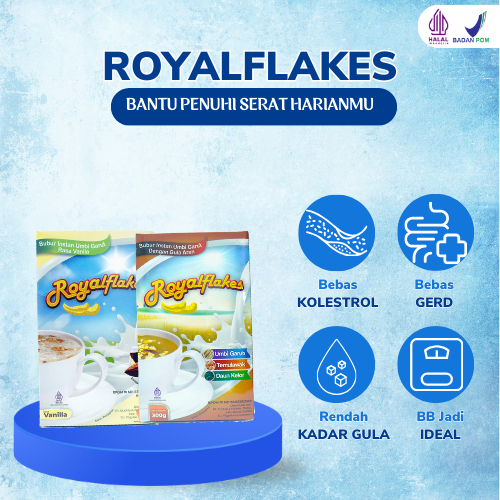 

Royalflakes Bubur Instan Umbi Garut Diet Aman, Asam Lambung & Nyaman di Lambung