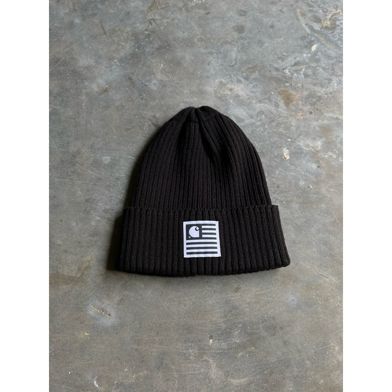 CARHARTT WIP - STATE RIP BEANIE BLACK