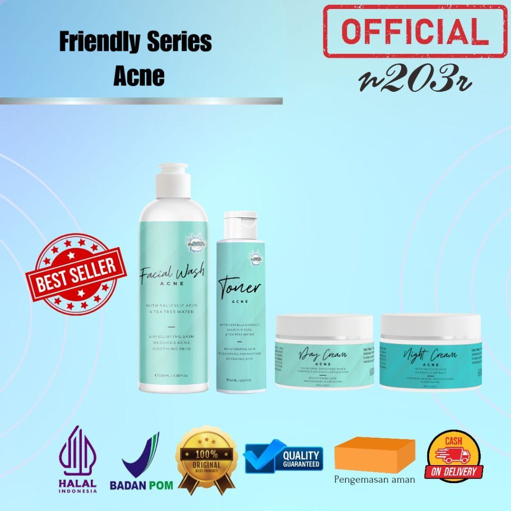 Paket Skincare Remaja ACNE N203R Friendly Series