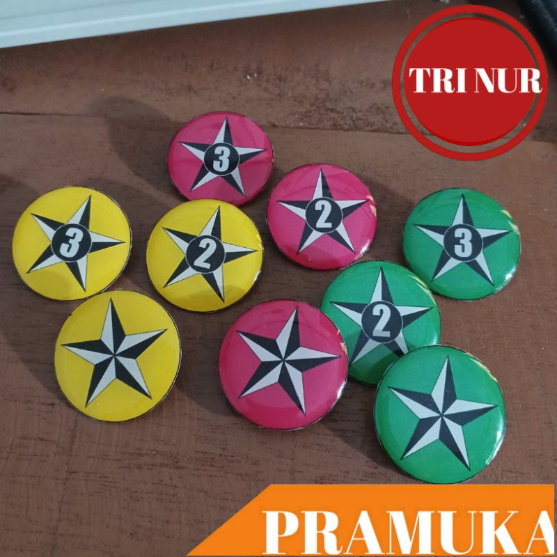 Pin bros Bintang tahunan Pramuka Resin