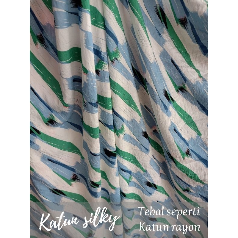 kain katun rayon silk premium