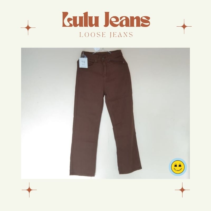 Lulu Jeans - Loose Jeans Coklat