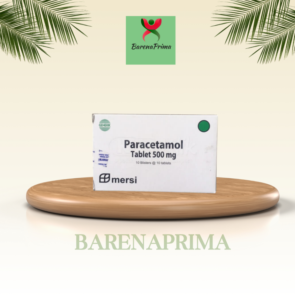 Paracetamol 500 mersi box 100 tablet