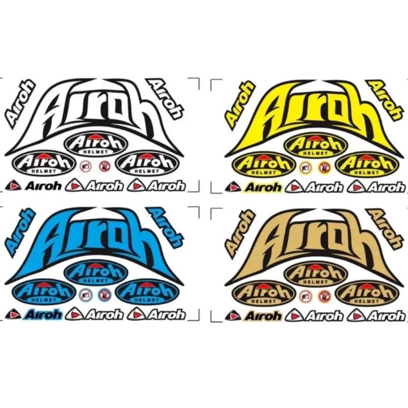 Sticker decal Helm AIROH