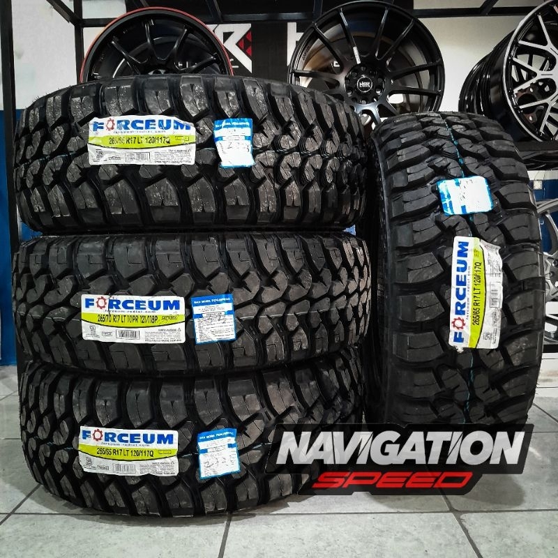 Ban Mobil Cangkul Ring 17 265 65 Merek Forceum M/T08 265 65 R17