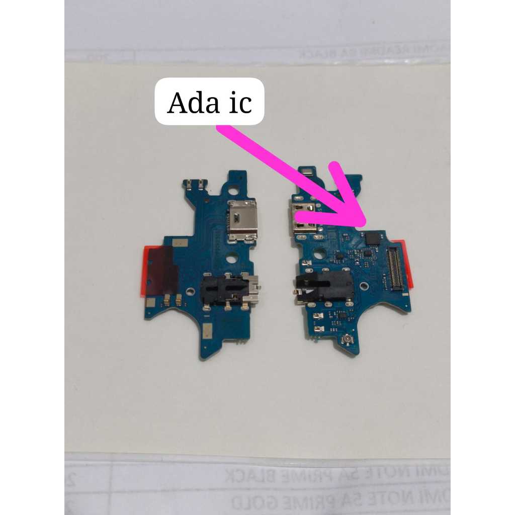 papan cas/konektor charger/papan board charger ori samsung a750/a7 2018(ada ic)