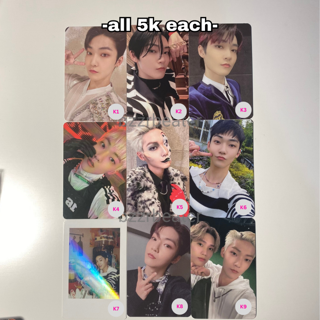 [kevin - the boyz] photocard pc tbz 1