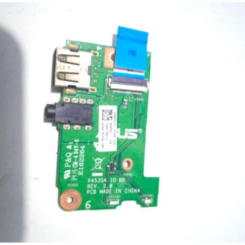 Board port USB power switch Port USB laptop Asus X453 X453M X453Ma X453S