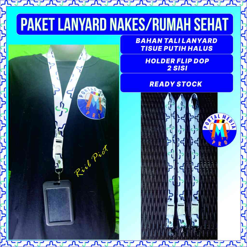 

Paket lanyard nakes/Rumah sehat holder eksclusif