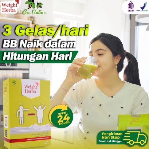 

BAYAR DITEMPAT ✅ [Cod] Weight Herba Susu Penambah Berat Badan Tanpa Gula Tanpa Olahraga Perlancar Saluran Pencernaan