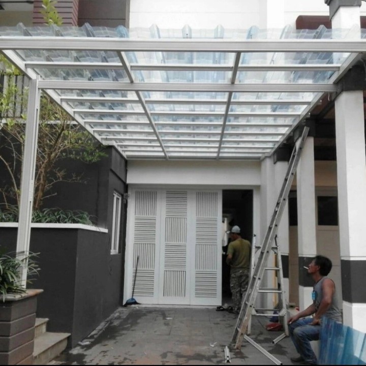 kanopi solartuff transparan termurah dengan tukang ahli