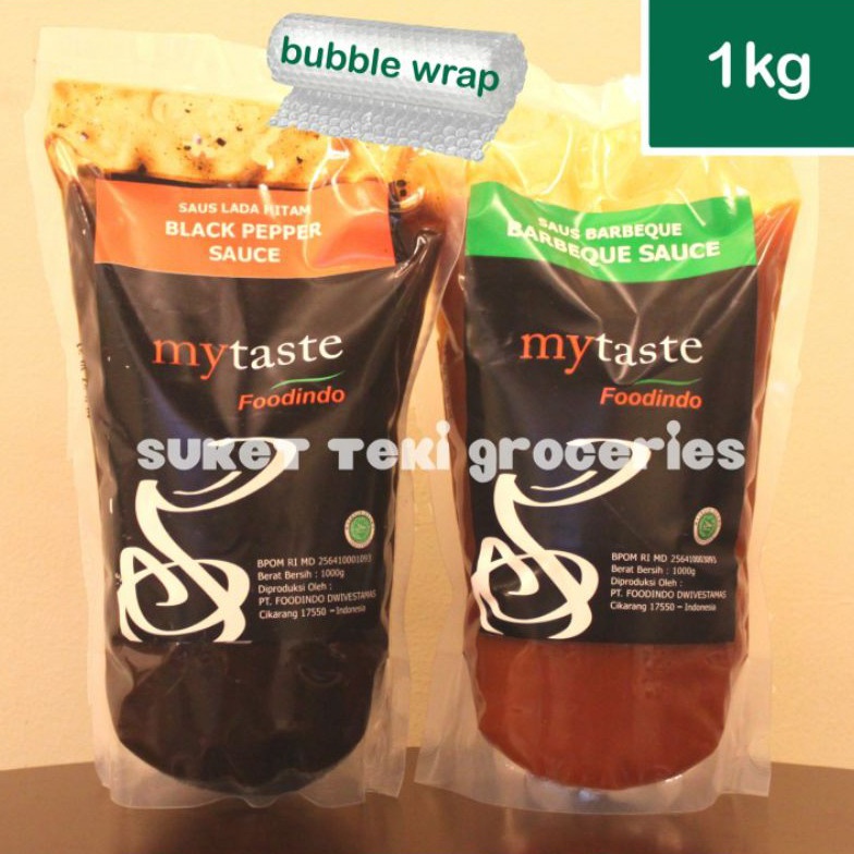 

My Taste Blackpepper / Barbeque Sauce 1kg Horeka Pack GROSIR Best )人