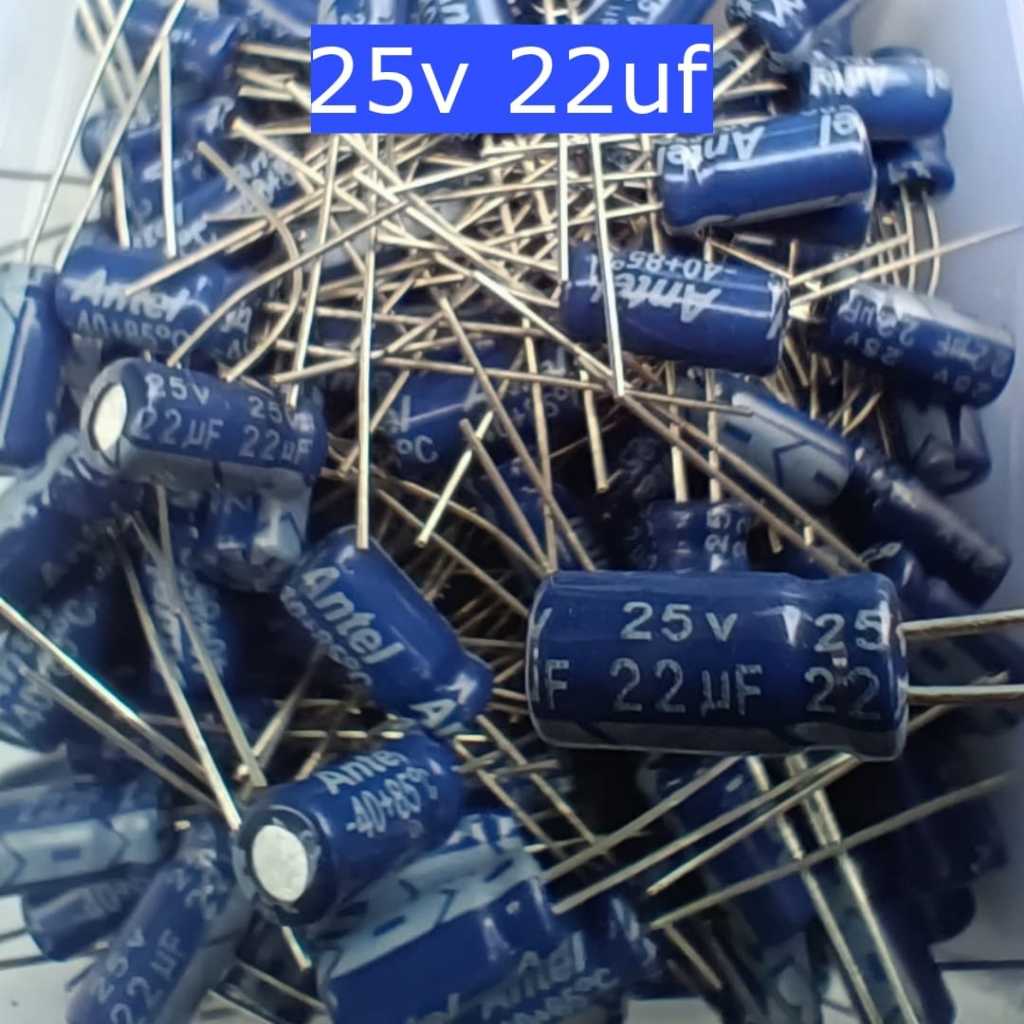 Elco Capasitor 25v 22uf Elko Kapasitor Kualitas Bagus