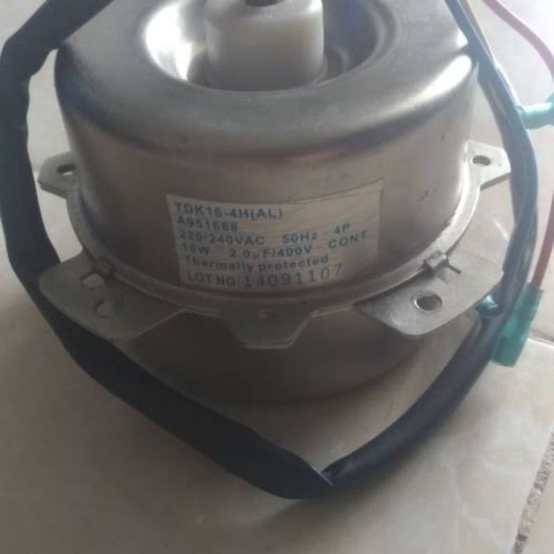 Motor Dinamo Fan Outdoor AC LG YDK8 YDK16 YDK20 Soket Lubang 3 Original