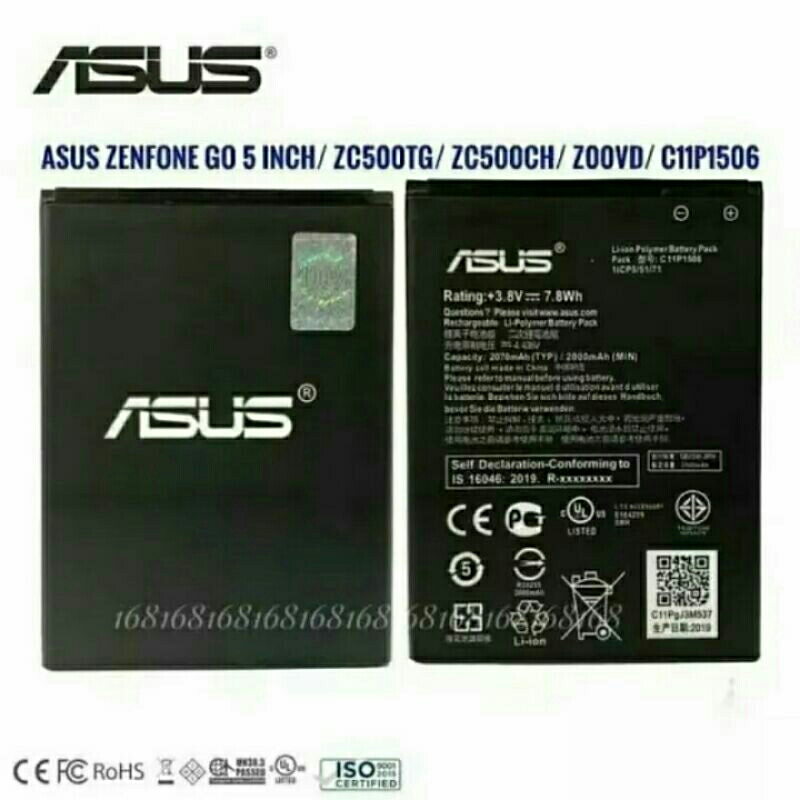 Batre hp Asus Zenfone Go Z00VD ori cabutan normal