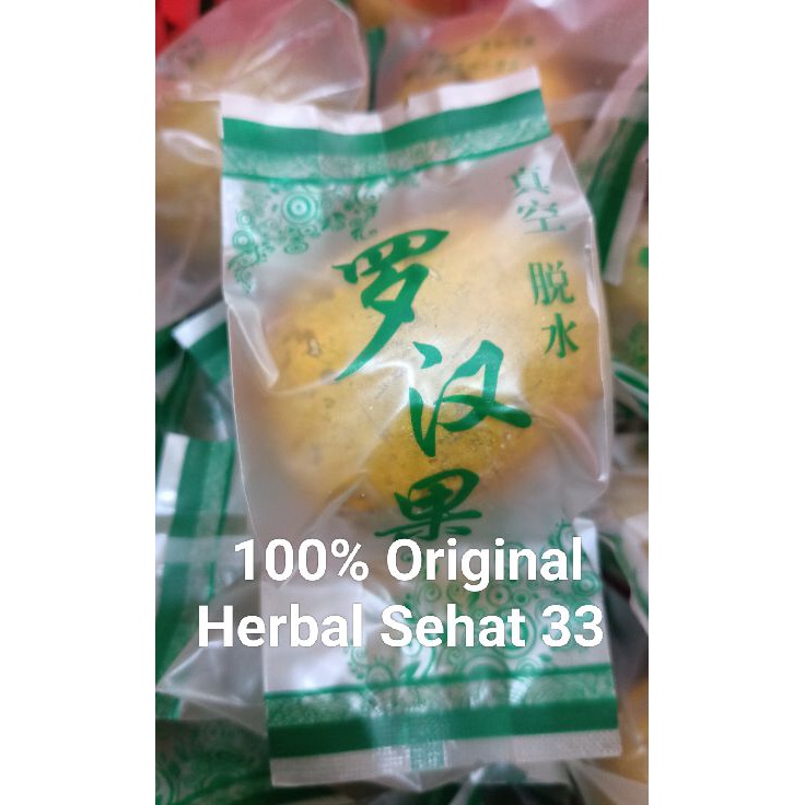 

buah Lo Han Kuo golden organik Luo Han guo premium panas dalam tenggorokan