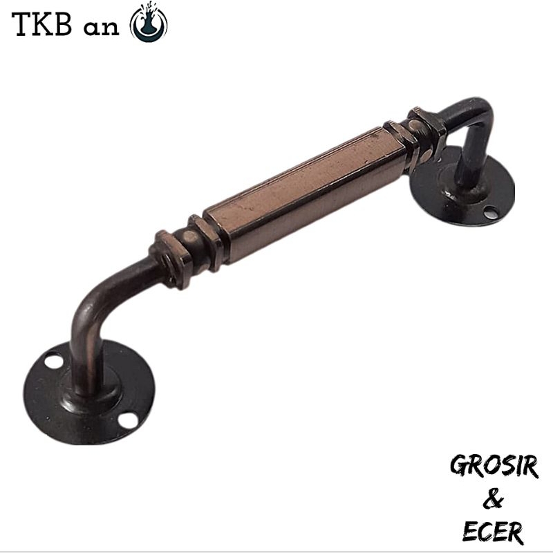 Handle Laci Gagang Pintu Gagang Lemari Tarikan Jendela Minimalis Model Telpon Kotak Antik 12cm