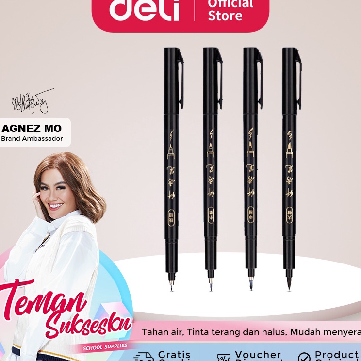 

Best Deli Calligraphy Pen / Pulpen Pena Kaligrafi Tebal dan Mudah Menyerap 75514