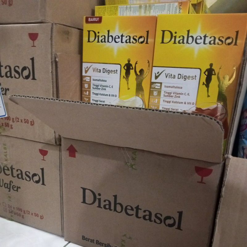 

Diabetosol 579gr x 12 kartonan rasa cokelat, vanila, almond soya, cappucinno