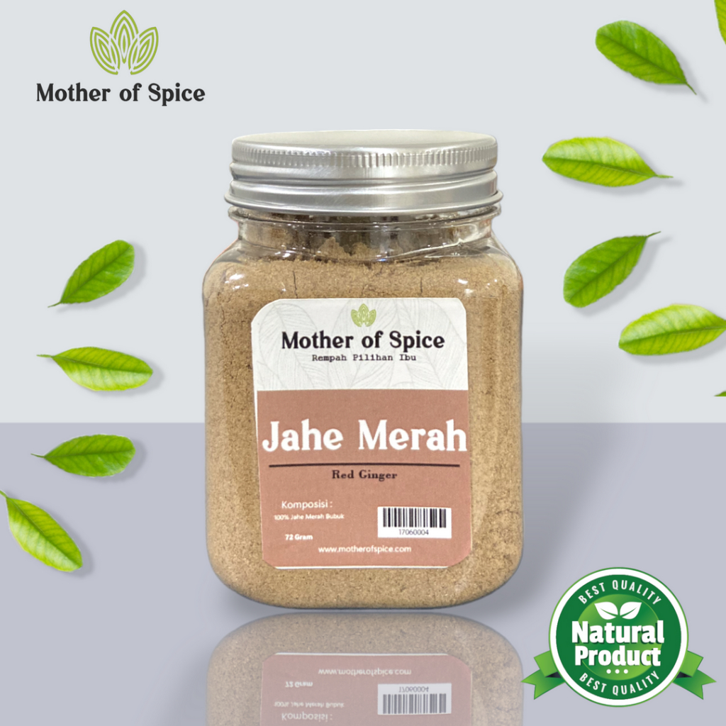 

Jahe Merah Bubuk Asli Tanpa Campuran / Ginger / Jahe Bumbu / Jahe Jamu Sehat 72 Gram