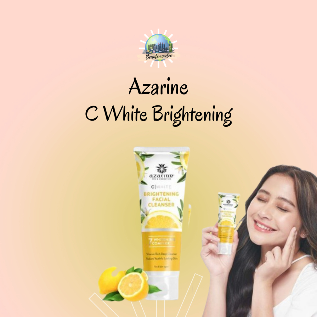 AZARINE C White Brightening Facial Cleanser 60ml / Sabun Cuci Muka Azarine / Prilly Latuconsina / Fa