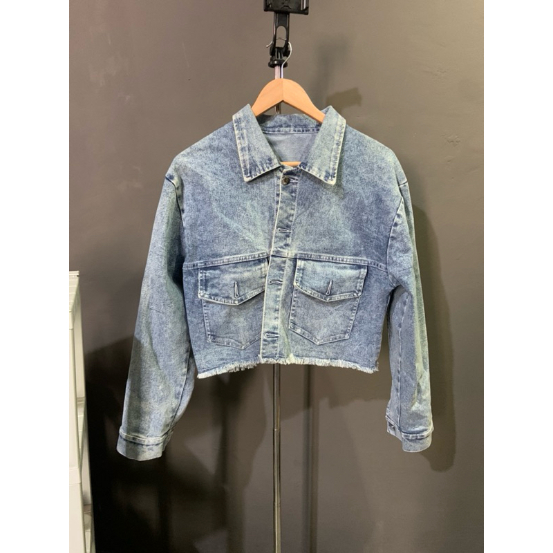 pl jaket jeans wanita