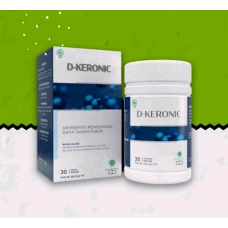 D-KERONIC Asli Original Obat Parasit & Bau Mulut/Papiloma Herbal Asli