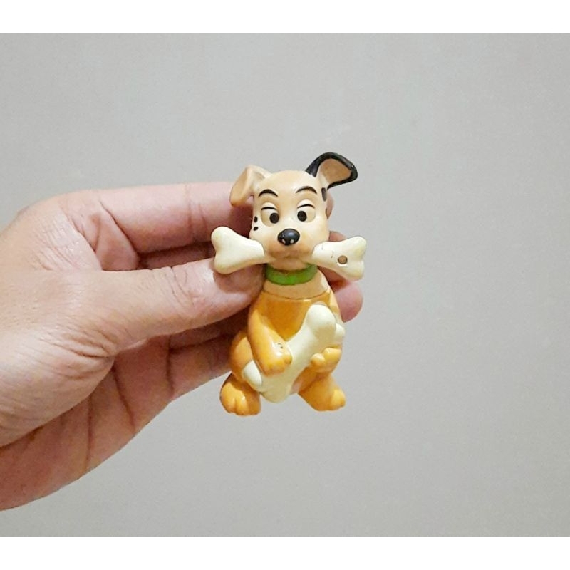 Figure Disney 101 Dalmatian Gigit Tulang Size 8 Cm/ Dalmatian