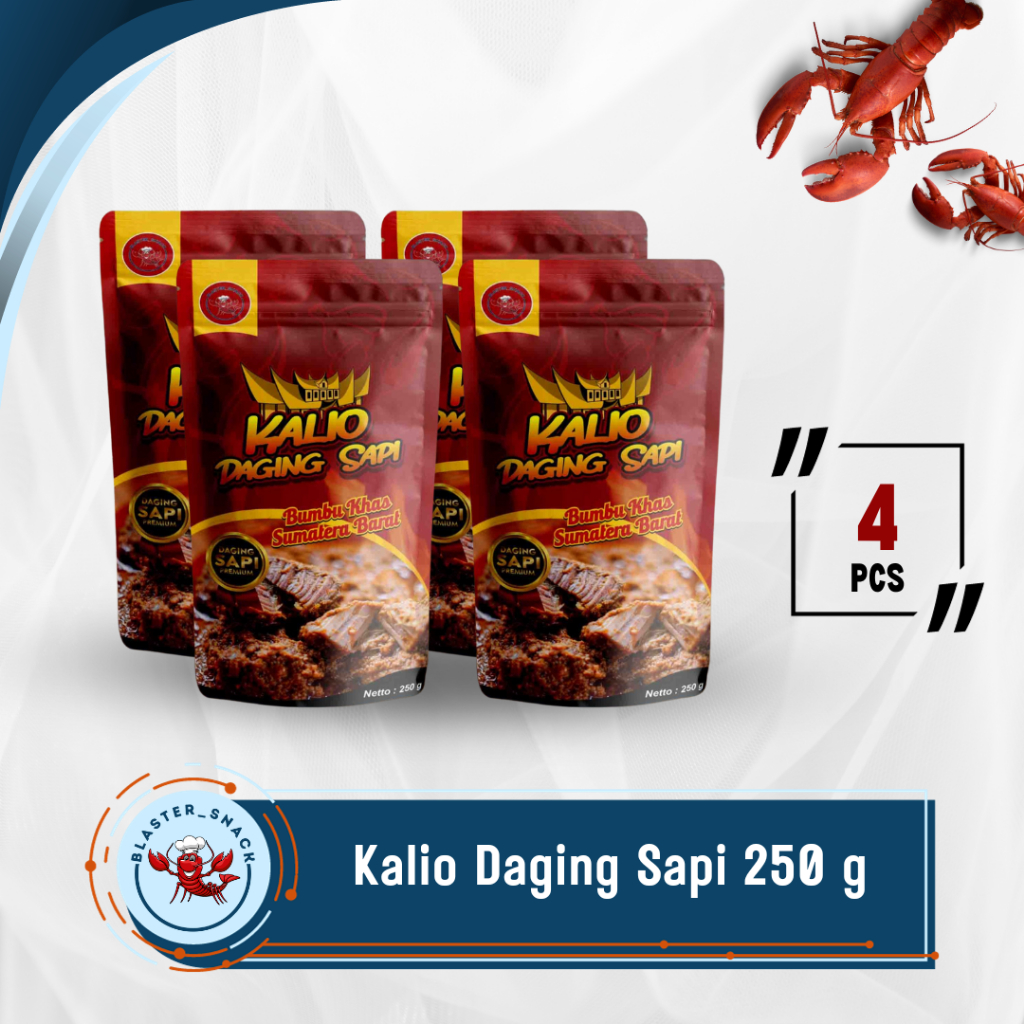 

Kalio Daging Sapi - 4 Pcs