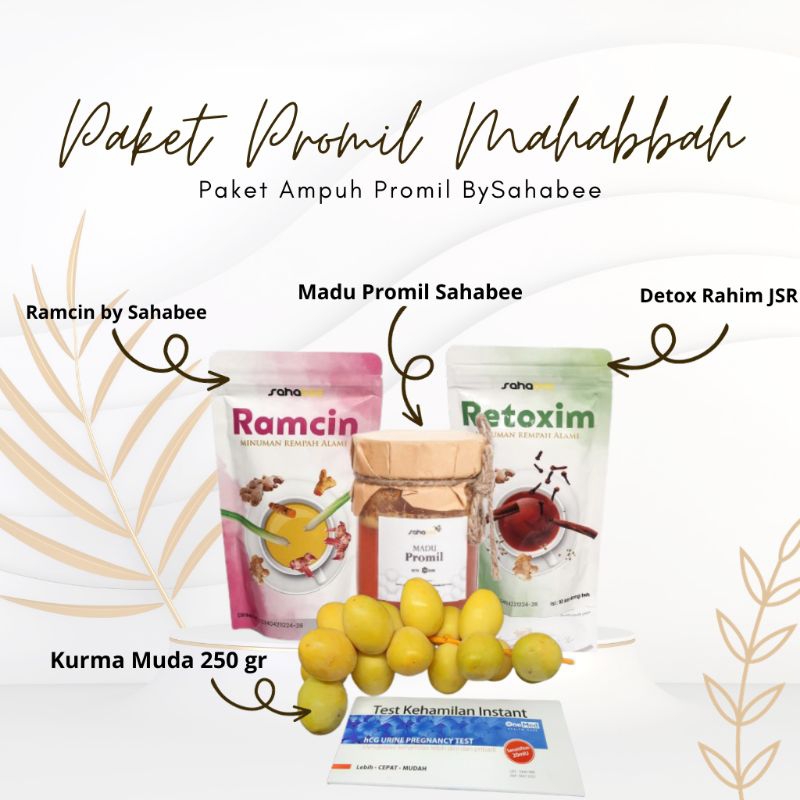 

paket promil kurma muda/madu promil /ramcin detox tea free testpack