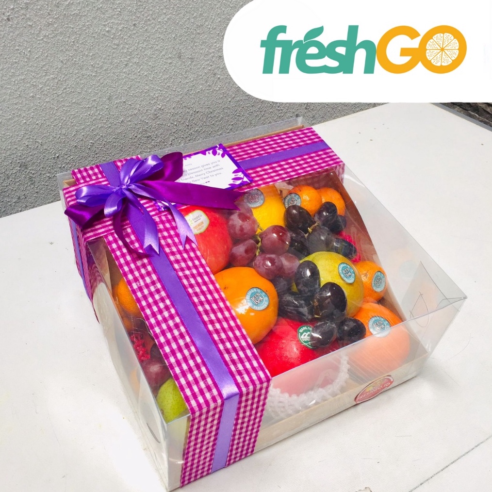 

12.12 FLASH SALE Hampers Fruit Box buah segar premium untuk Hampers, Lamaran, Isoman Free Kartu Ucapan FreshGO.id gas !!