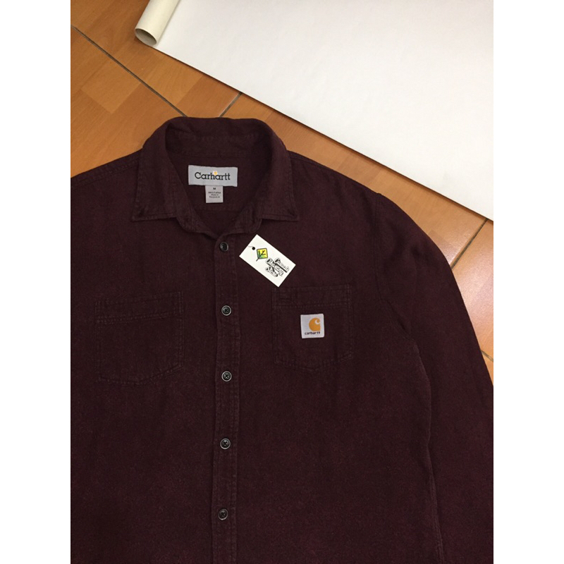 Kemeja Flannel Carhartt Marron