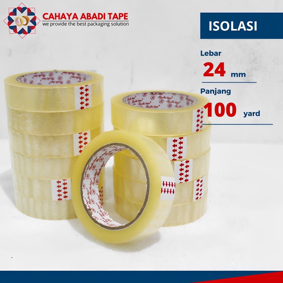 

Kualitas Premium.. ISOLASI BODHI TAPE 12/24MM X 100YARD #PER SLOP# KKR