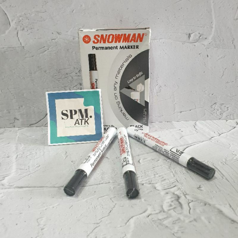 

12.12 Brand Spidol Permanent Snowman AG-12 !