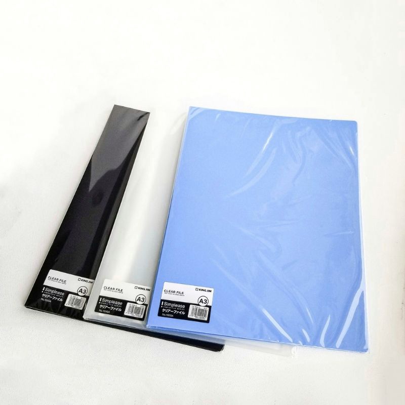 

MALL Clear Holder A3 / Clear File Simplease A3 King Jim 152GA isi 20 Lembar gas !!