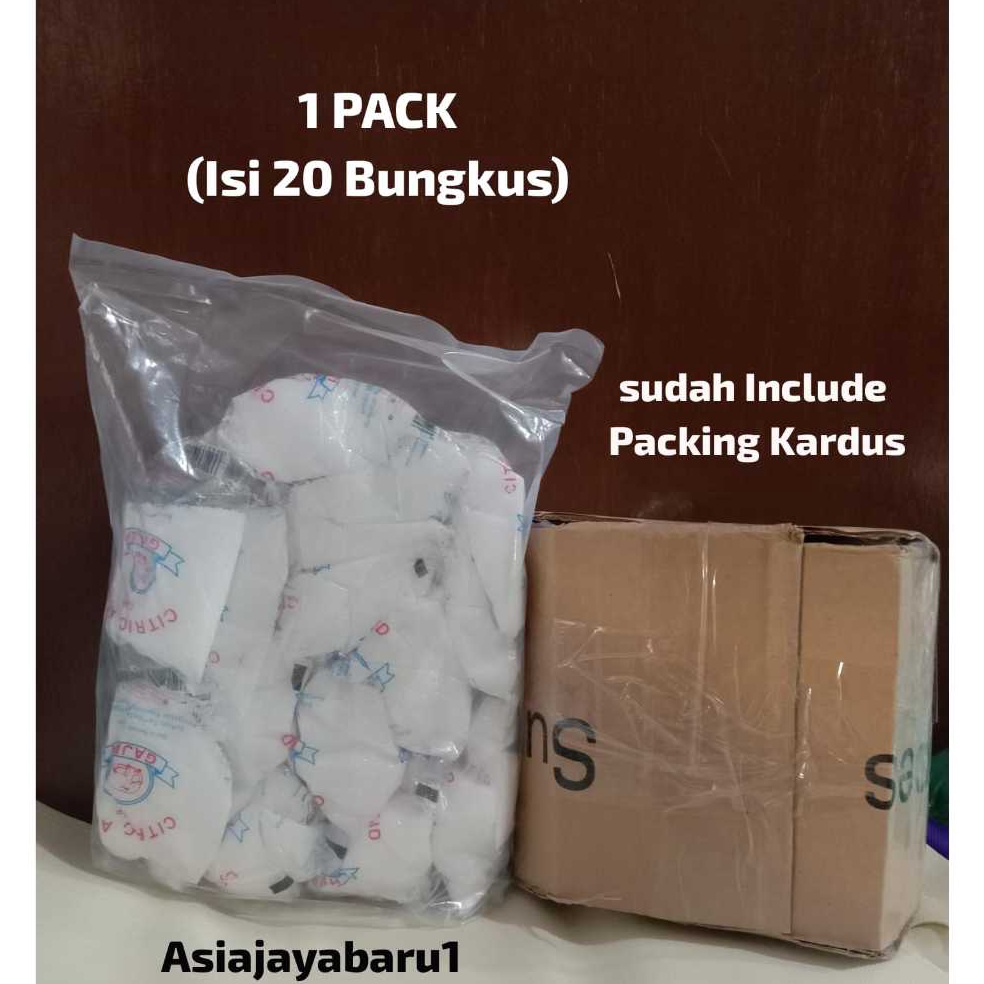 

3.3 Product HOT Citrun cap Gajah 1pak isi 20bungkus @50 gr - Citric Acid