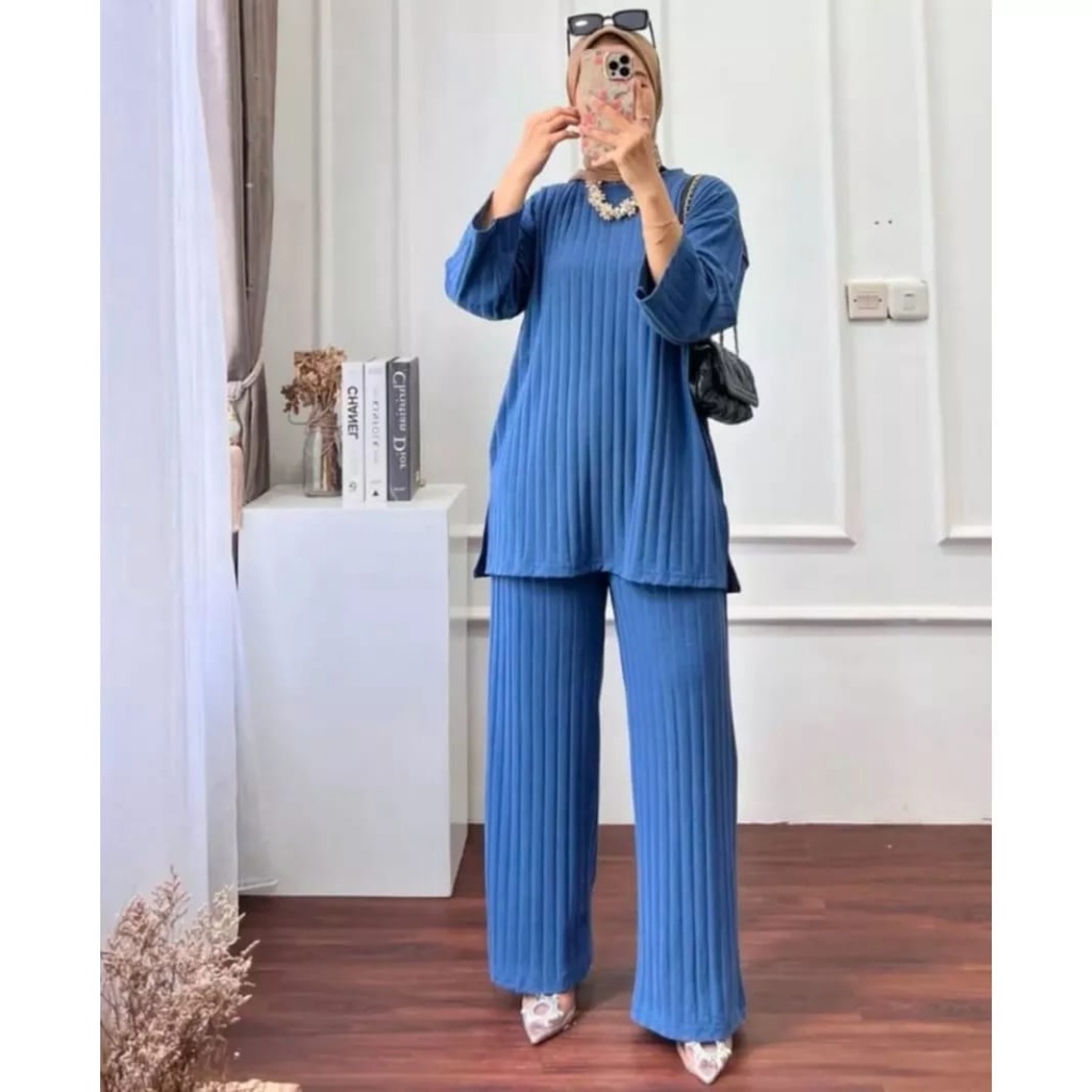 Import Terlaris Setelan Knit Hornet Premium 